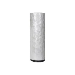Tafellamp 40 cm cilinder creme schelpen