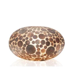 Tafellamp Coin schelpen ufo gold 40cm