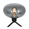 Tafellamp driepoot ufo smoke glas