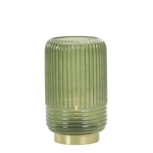 Tafellamp Lipa op batterij groen Light and Living