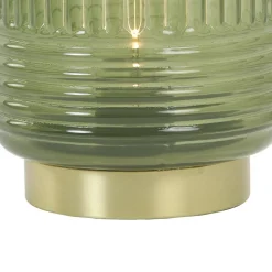 Tafellamp Lipa op batterij groen Light and Living