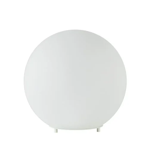 Tafellamp Oblica bol 25cm opaal mat wit