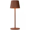 Tafellamp roest bruin oplaadbaar inclusief LED IP54