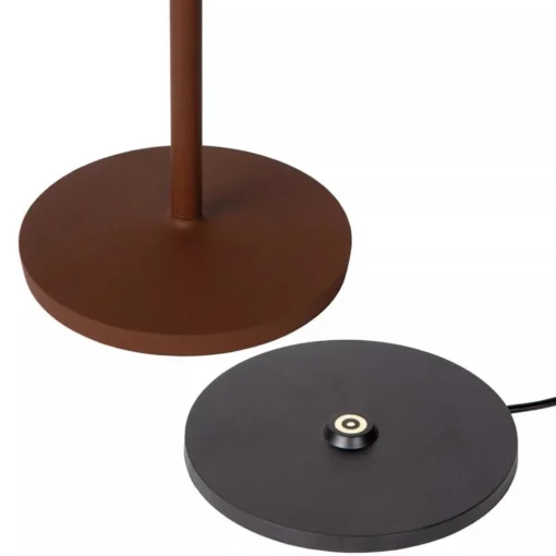 Tafellamp roest bruin oplaadbaar inclusief LED IP54