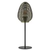 Tafellamp Yaelle brons/zwart