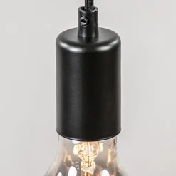 Trendy 3-lichts hanglamp mat zwart exclusief lichtbron