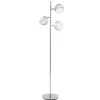 Verstelbare chromen staande lamp kamer