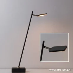Verstelbare design led tafellamp zwart