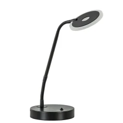 Verstelbare LED tafel/bureaulamp mat zwart dimbaar