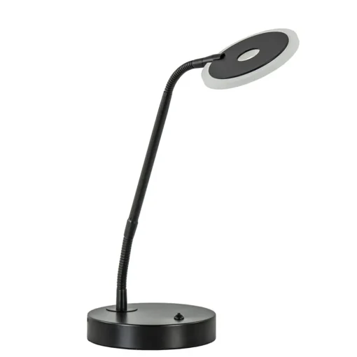Verstelbare LED tafel/bureaulamp mat zwart dimbaar