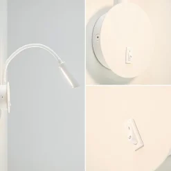 Verstelbare LED wandlamp inclusief LED