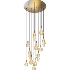 Videlamp Aton 12l goldleaf/shiny brass