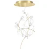Videlamp Tulip 7L prisma/brass