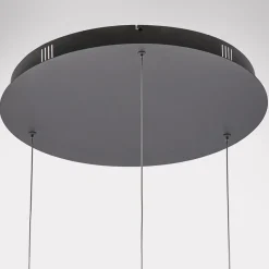 Videlamp zwart 3x elips groot