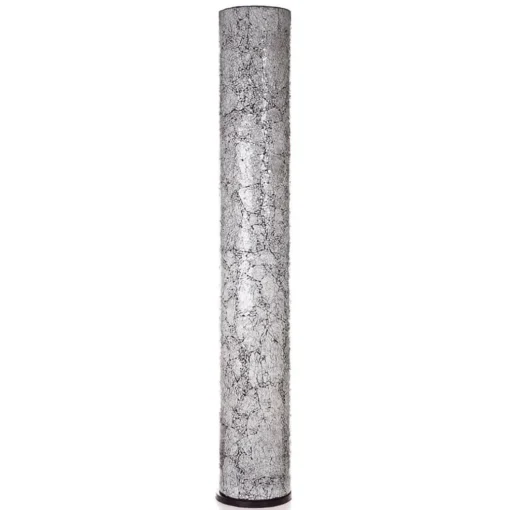 Vloerlamp 150 cm gerecycled glas wit