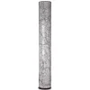 Vloerlamp 200 cm gerecycled glas wit