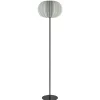 Vloerlamp Arena zwart/kap wit
