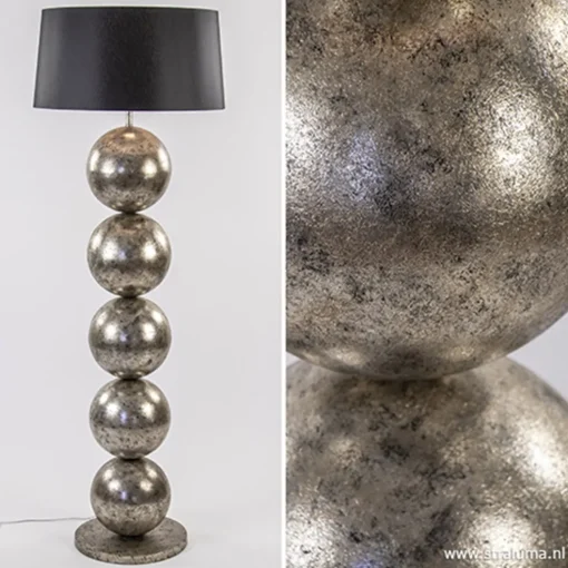 Vloerlamp Boss bollen oud goud excl. kap