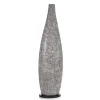 Vloerlamp bottle mozaiek glas zwart/wit