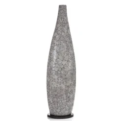 Vloerlamp bottle mozaiek glas zwart/wit