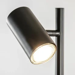 Vloerlamp Burgos 3L spot zwart 3-st dim