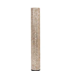 Vloerlamp Coin schelpen cilinder gold