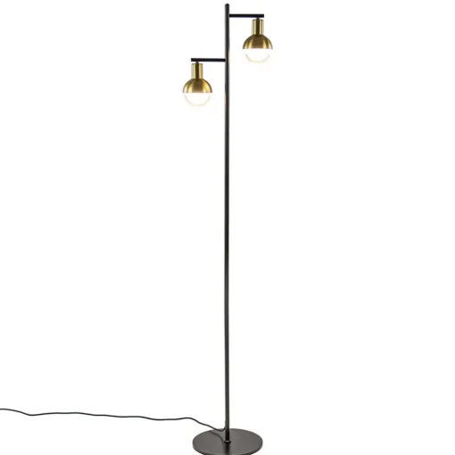 Vloerlamp Drop 2 zwart/matgoud