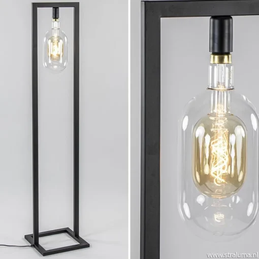 Vloerlamp frame zwart