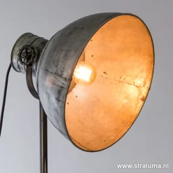 Vloerlamp Junko driepoot zwart/zink