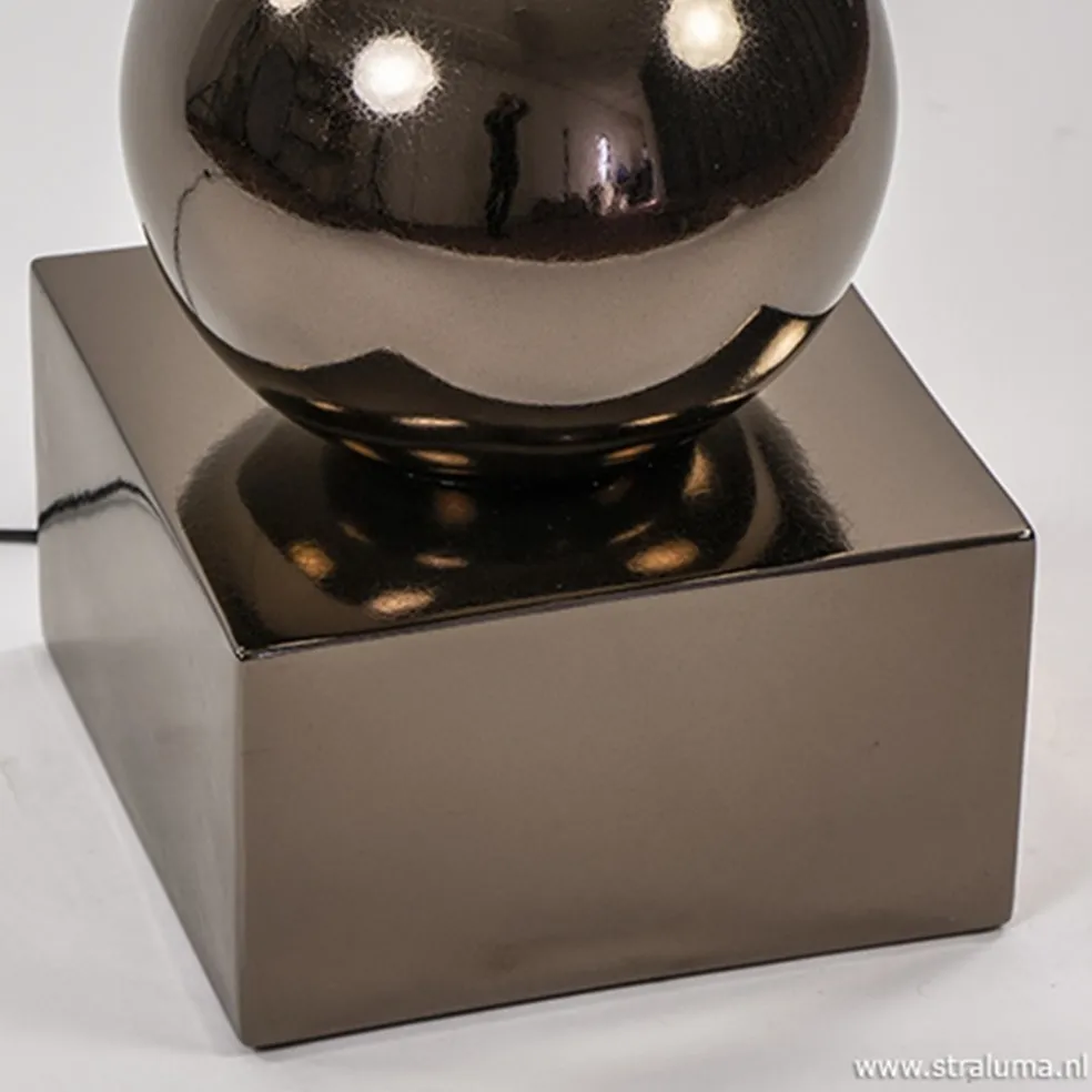 Vloerlamp Maxi brons EXCL. KAP