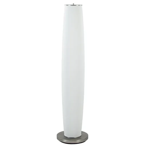 Vloerlamp Terra nikkel/wit glas dtw