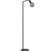 Vloerlamp Tube zwart basic met verstelbare pendel