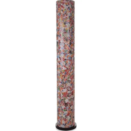 Vloerlamp zuil mozaiek glas multicolor 200 cm