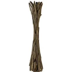 Vloerlamp/lampvoet Margret hout naturel excl kap