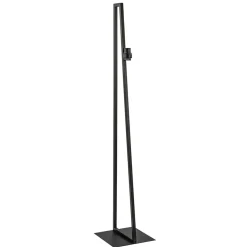 Vloerlamp/lampvoet mat zwart excl. kap