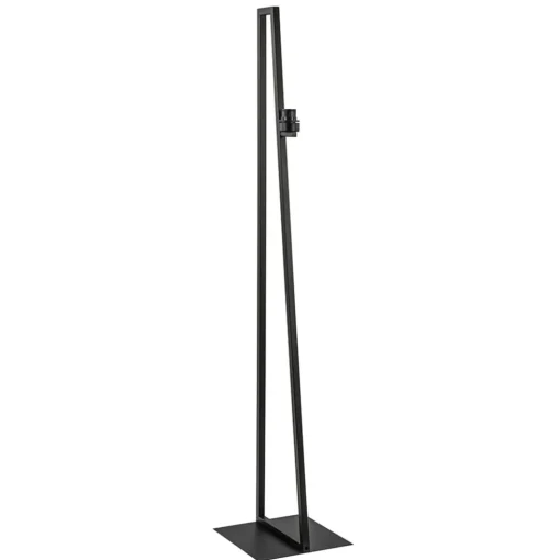 Vloerlamp/lampvoet mat zwart excl. kap