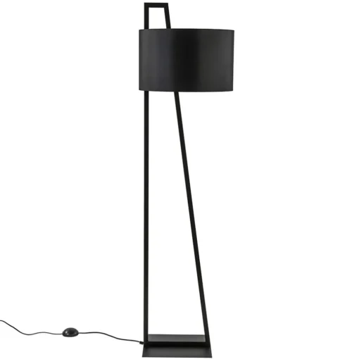 Vloerlamp/lampvoet mat zwart excl. kap