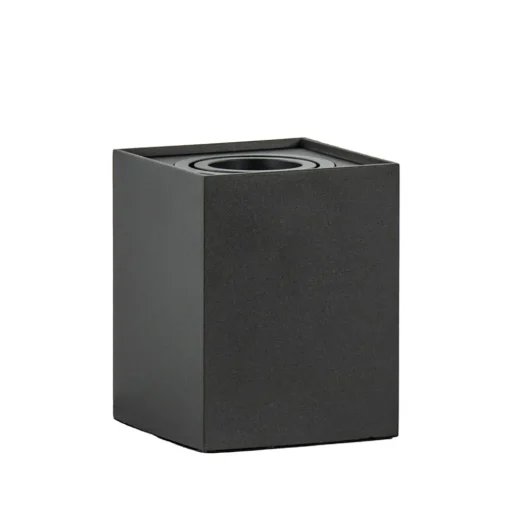 Vloerspot Rebel vierkant 12.5cm zwart