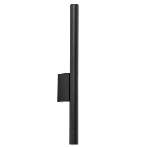 Wandlamp cilinder smal zwart  up+down g9