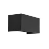Wandlamp Davos 20cm zwart IP54 2700k