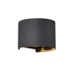 Wandlamp Davos verstelbaar antraciet IP54