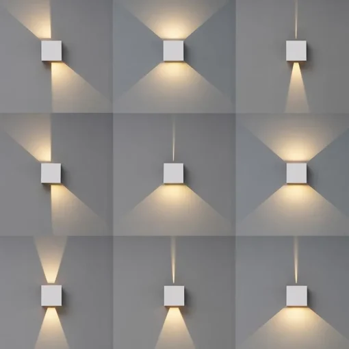 Wandlamp Davos XL wit IP65