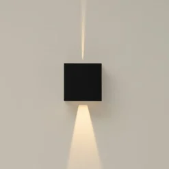 Wandlamp Davos XL zwart IP65