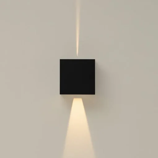 Wandlamp Davos XL zwart IP65