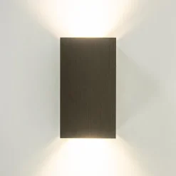 Wandlamp Eros rechthoek brons