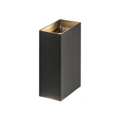 Wandlamp Eros rechthoek zwart 2xgu10
