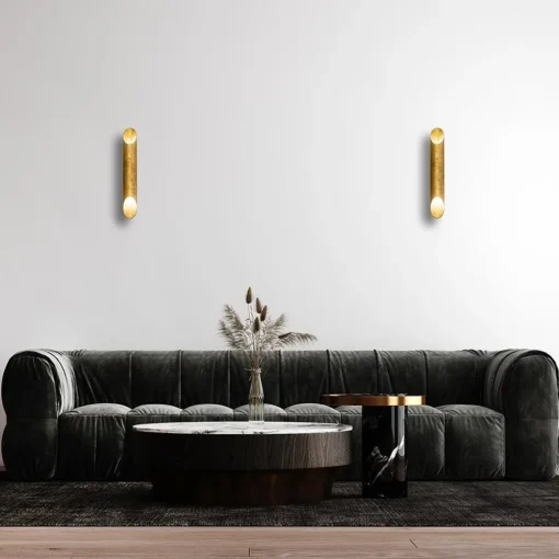 Wandlamp Mack ambachtelijk brons