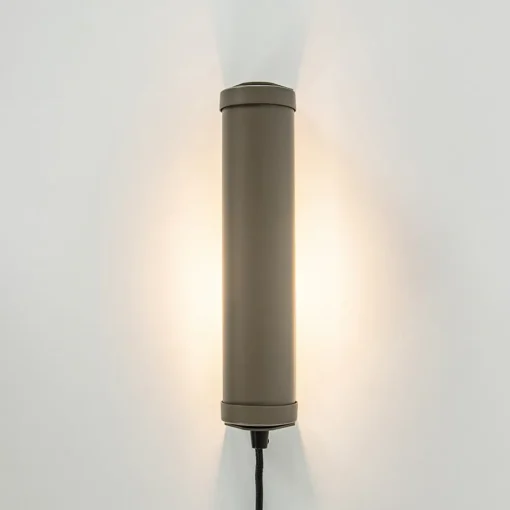 Wandlamp mat bruin met draaibare kap