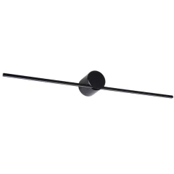 Wandlamp Mizar 60cm zwart IP44