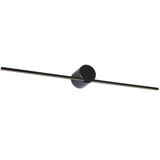 Wandlamp Mizar 60cm zwart IP44